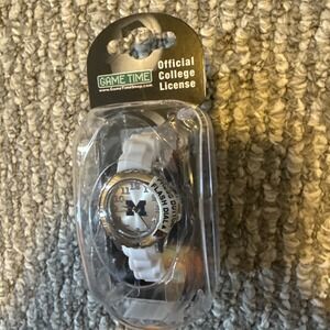 NEW-  College Michigan Wolverines Unisex Watch Black Game Time Adjustable Straps